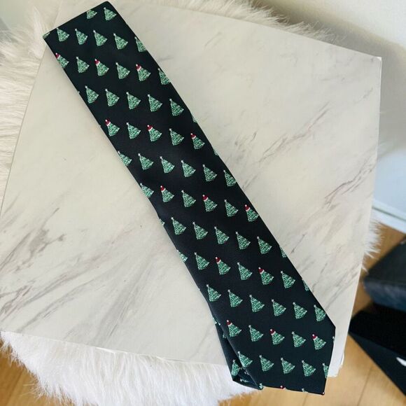 NORDSTROM Holiday Christmas Tree Tie, Holiday Wear, One Size,‎  Green Red, NWT - Picture 7 of 9